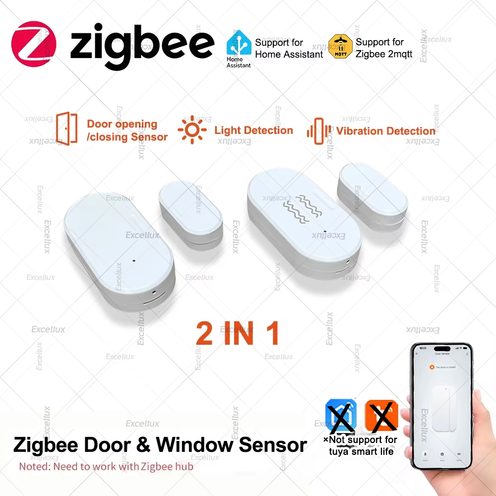 Home Security Alarm - Zigbee 3.0 sensor de janela de