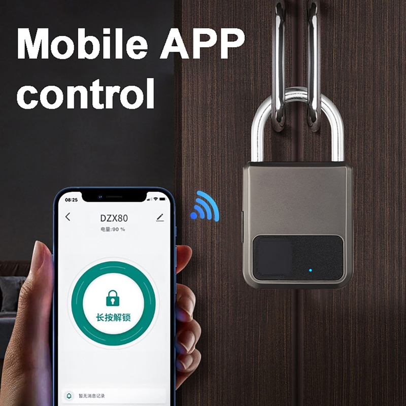 Home Security Locks - Tuya cadeado inteligente com 20 números,
