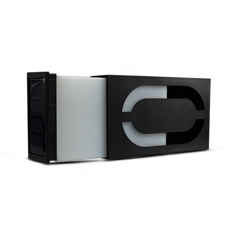 Home Security Number - Placa de Porta Solar com 6