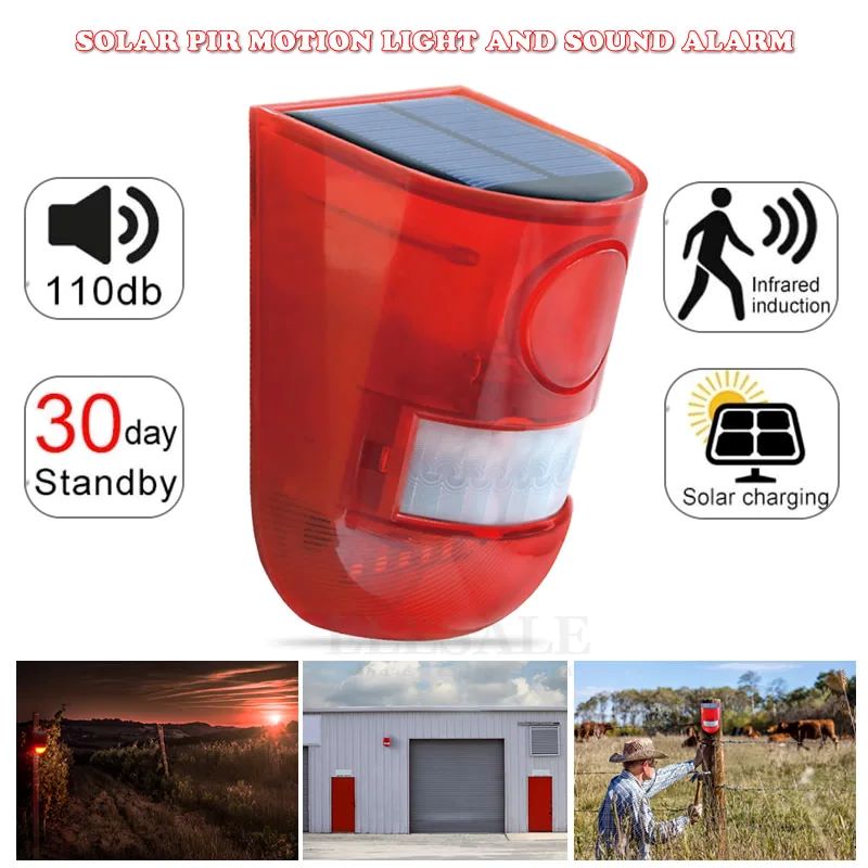 Sim Gsm Alarm - Luz de Alarme Solar à Prova