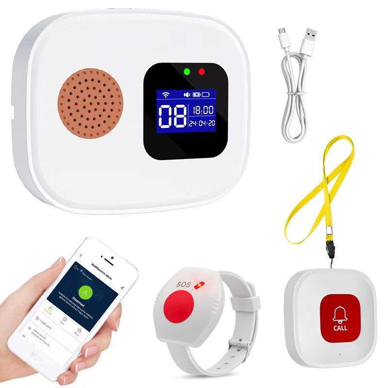 Home Security With Ai - Botão de Chamada de Emergência para