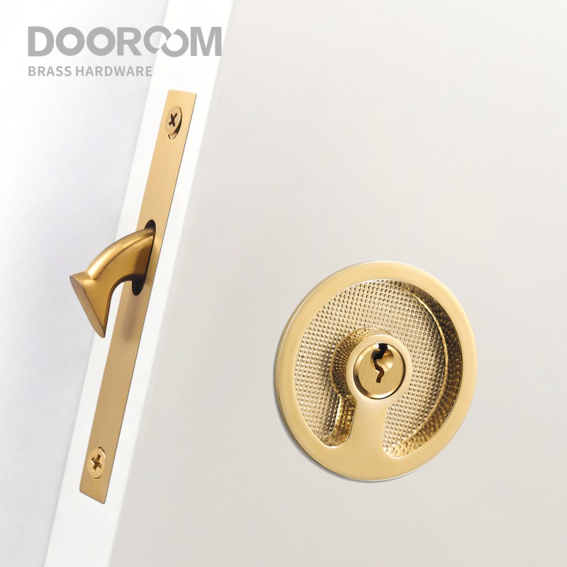 Home Security Locks - Dooroom de bronze porta deslizante lidar