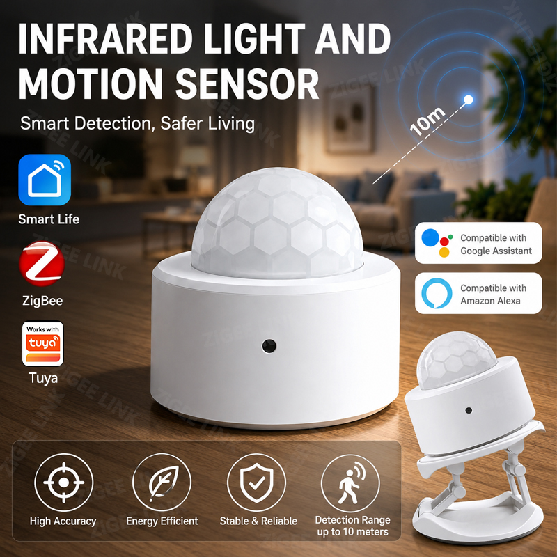 Home Security Alarm - Sensor de Movimento PIR ZigBee 3.0