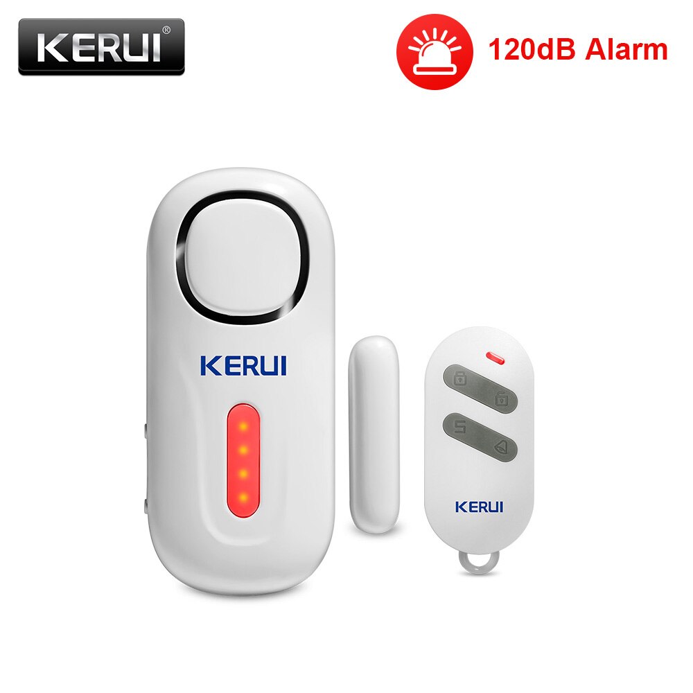 Home Security Systems Wireless - Kerui 120db sem fio porta/janela entrada