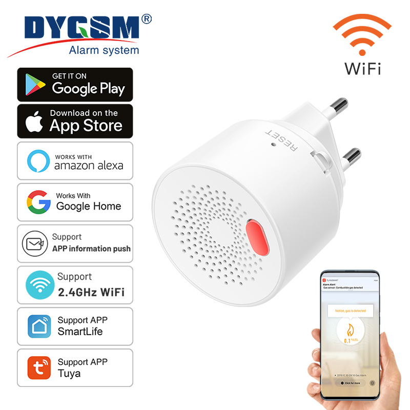 Home Security With Ai - Tuya Smart Home WiFi Sensor De