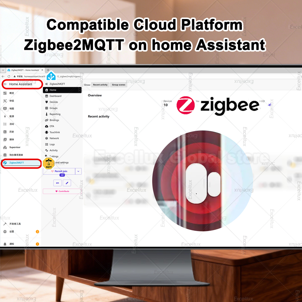 Zigbee 3.0 sensor de janela de - Home Security Alarm avaliação e preço