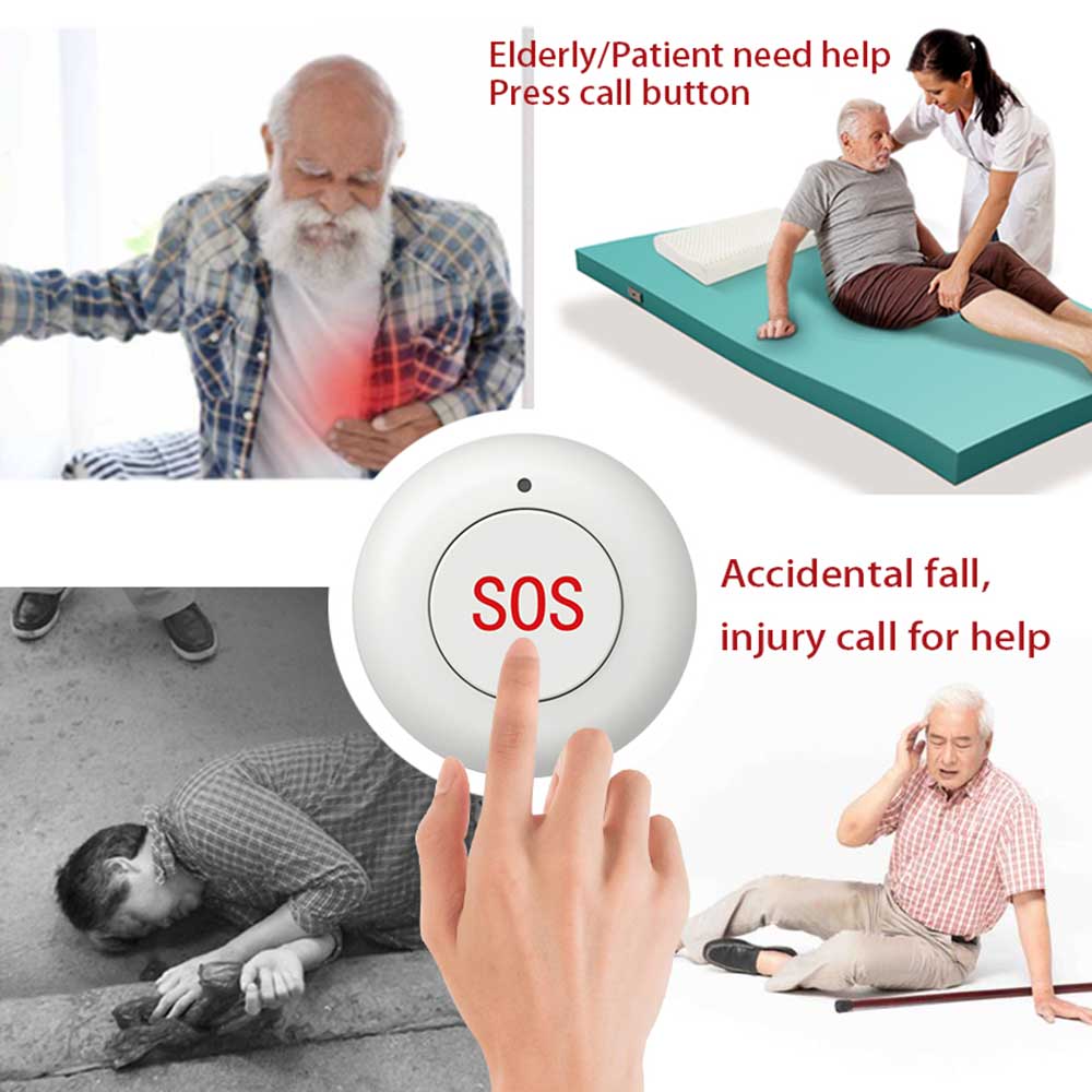 Botão SOS sem fio para casa in - Sim Gsm Alarm avaliação e preço