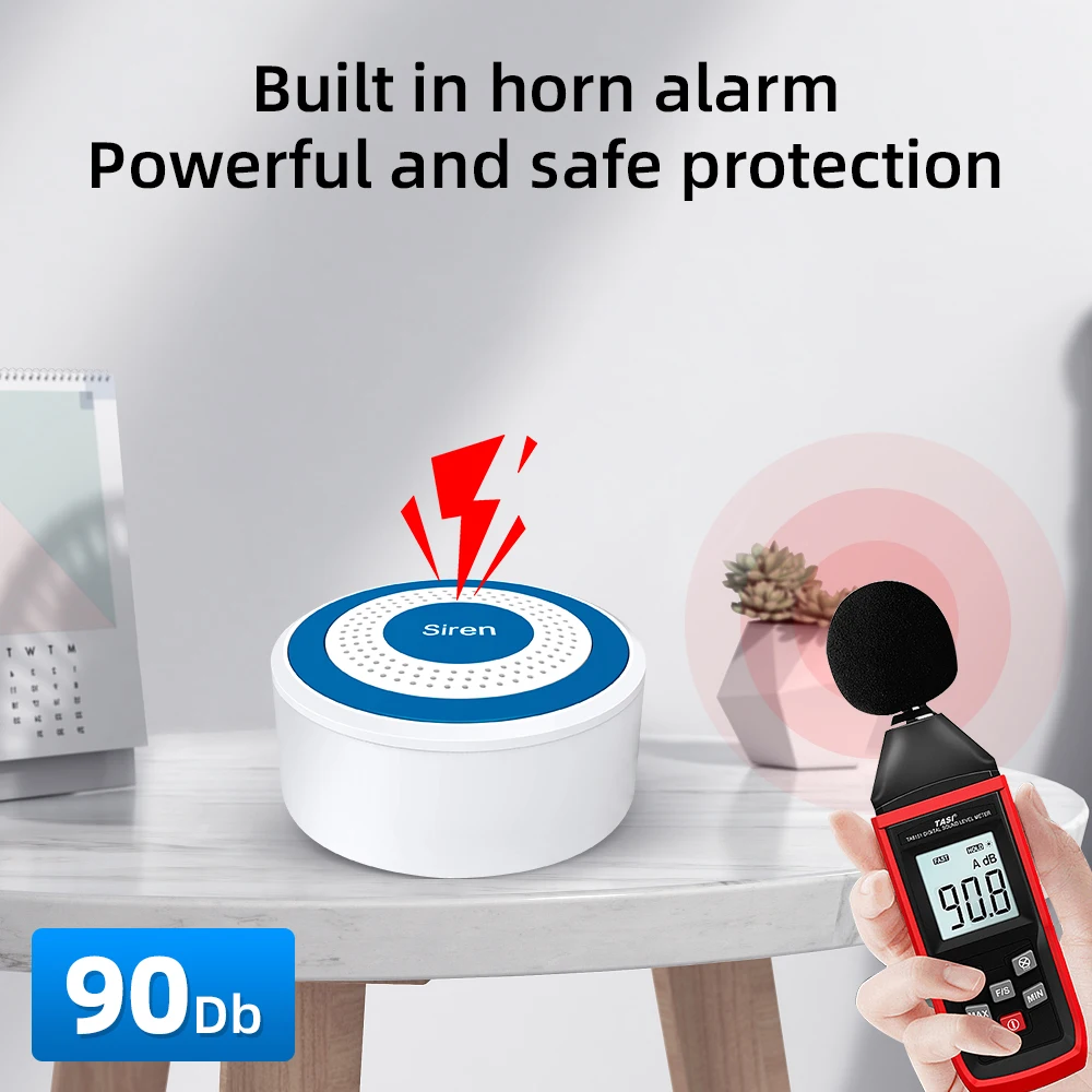 Mulo mini sirene de alarme sem - Sim Gsm Alarm avaliação e preço