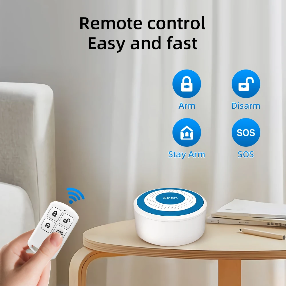 Mulo mini sirene de alarme sem - Sim Gsm Alarm avaliação e preço