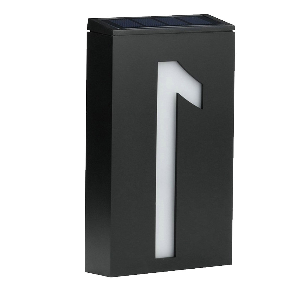 Luz LED Solar para Placa de Po - Home Security Number avaliação e preço