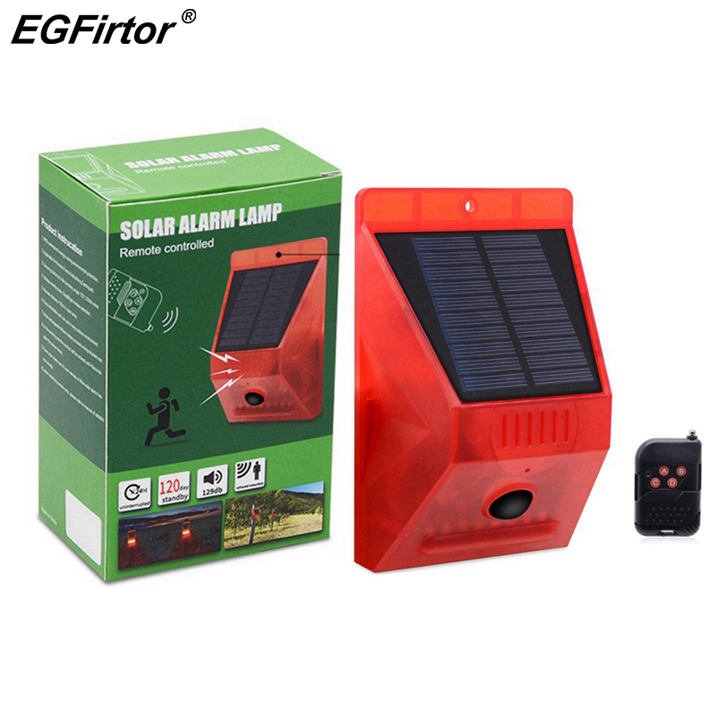 Lâmpada solar com controle rem - Home Yard Security avaliação e preço