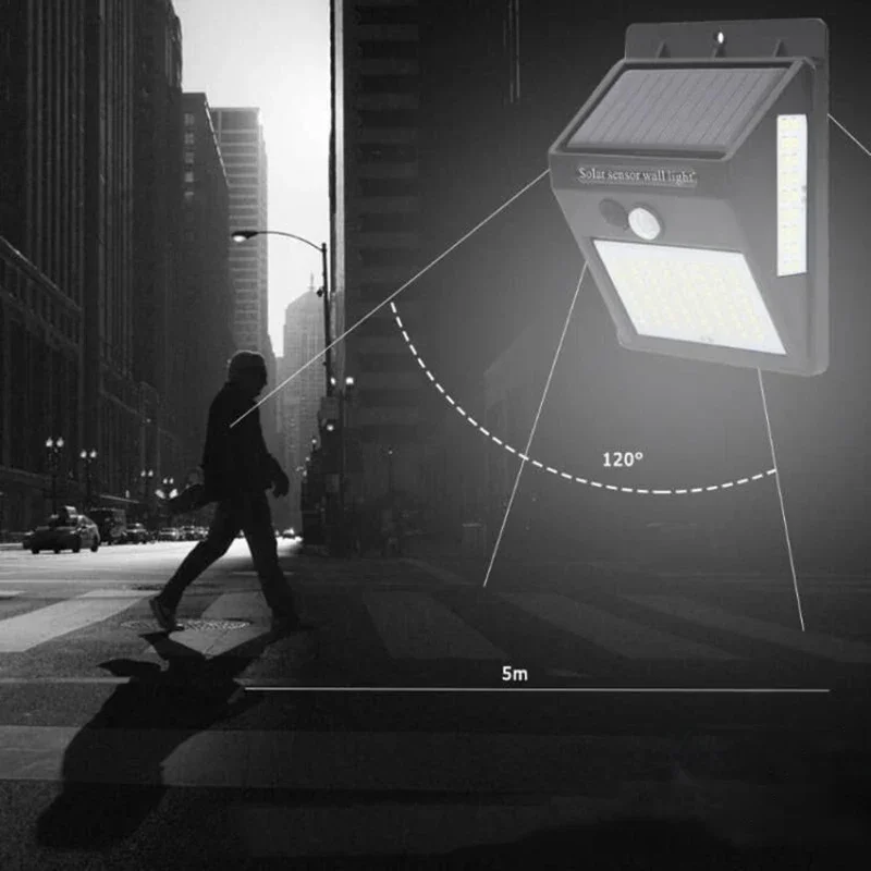 Luz de Parede Solar com Sensor - Home Yard Security avaliação e preço
