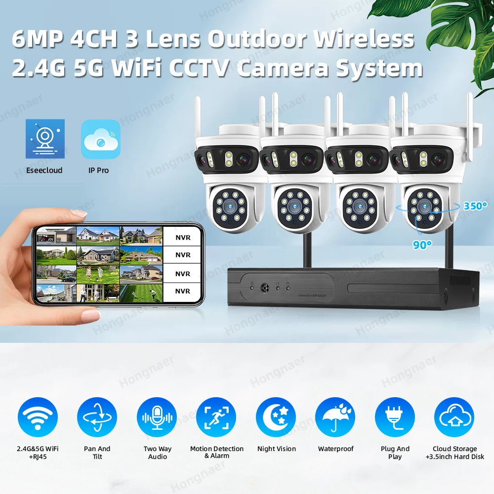 Kit de Câmeras de Segurança Re - Home Security Systems Wireless avaliação e preço