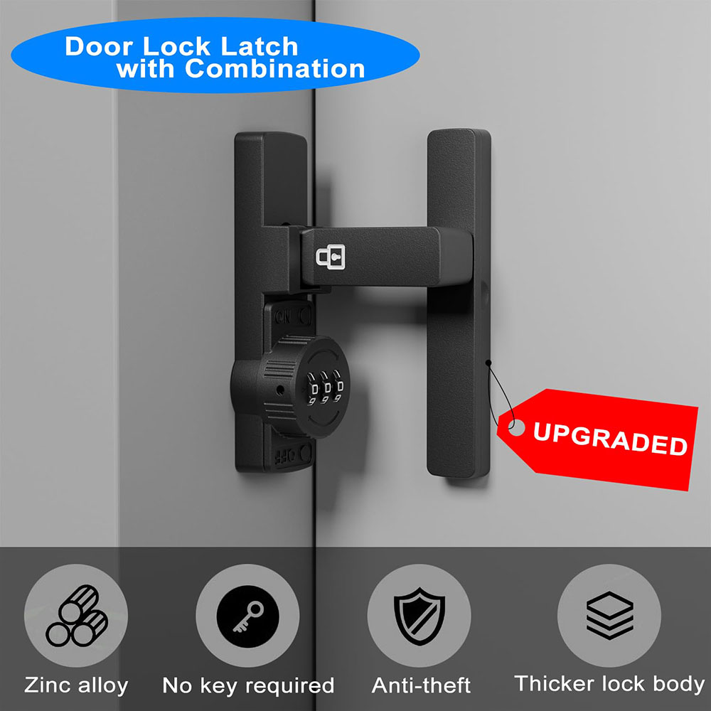 Fechadura de porta de celeiro  - Home Security Locks avaliação e preço