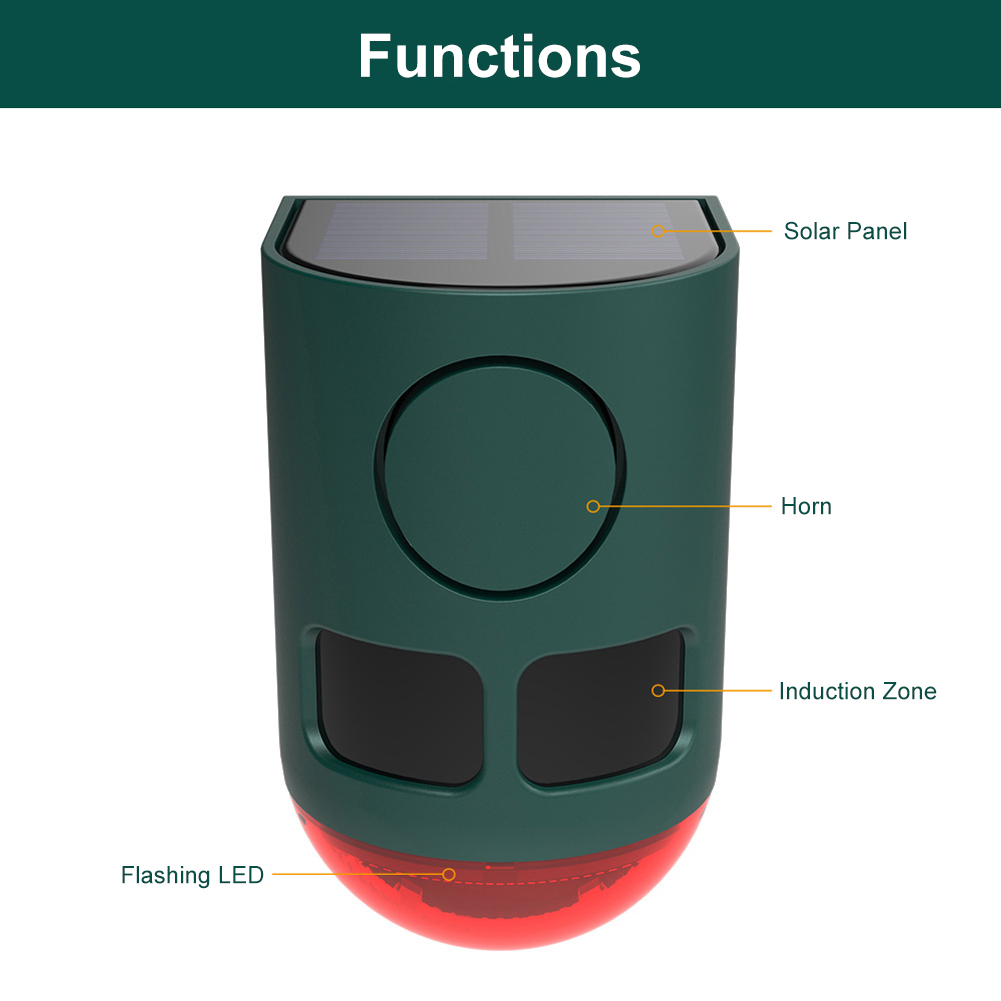 Alarme Solar Externo com Senso - Home Yard Security avaliação e preço