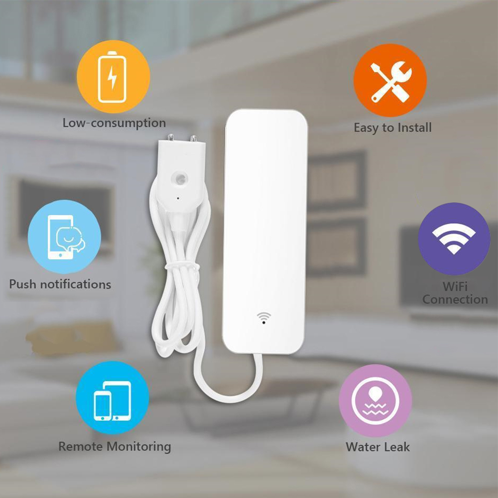 Sensor de vazamento de água wi - Home Security With Ai avaliação e preço