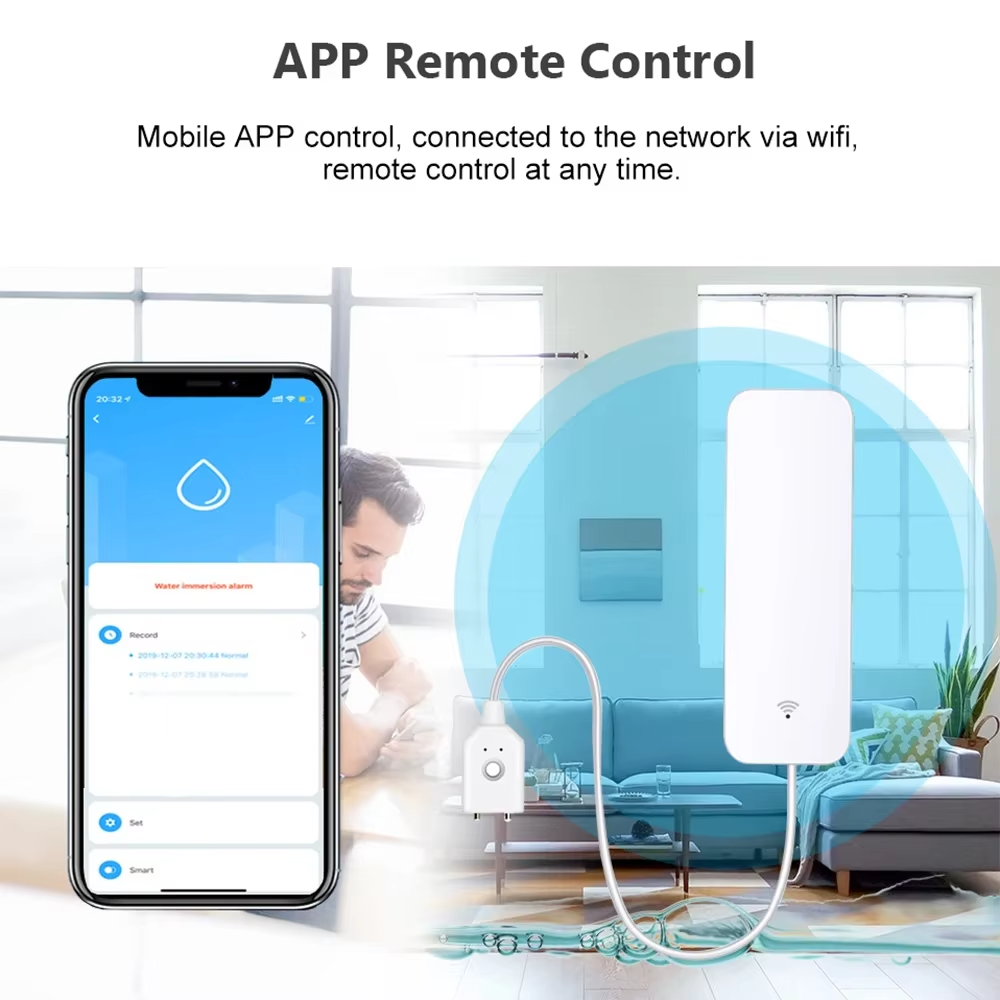 Sensor de Vazamento de Água Zi - Home Security With Ai avaliação e preço