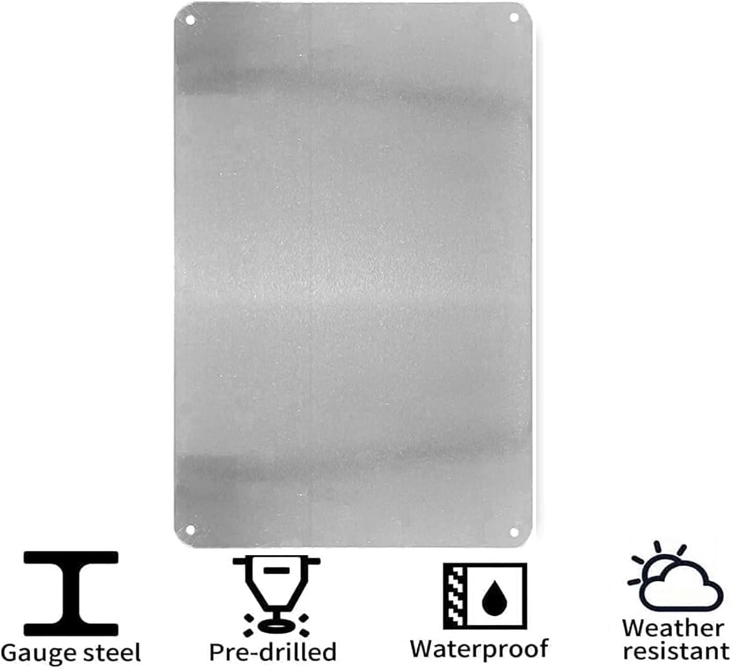 Placa de Metal Vintage Espanho - Home Yard Security avaliação e preço
