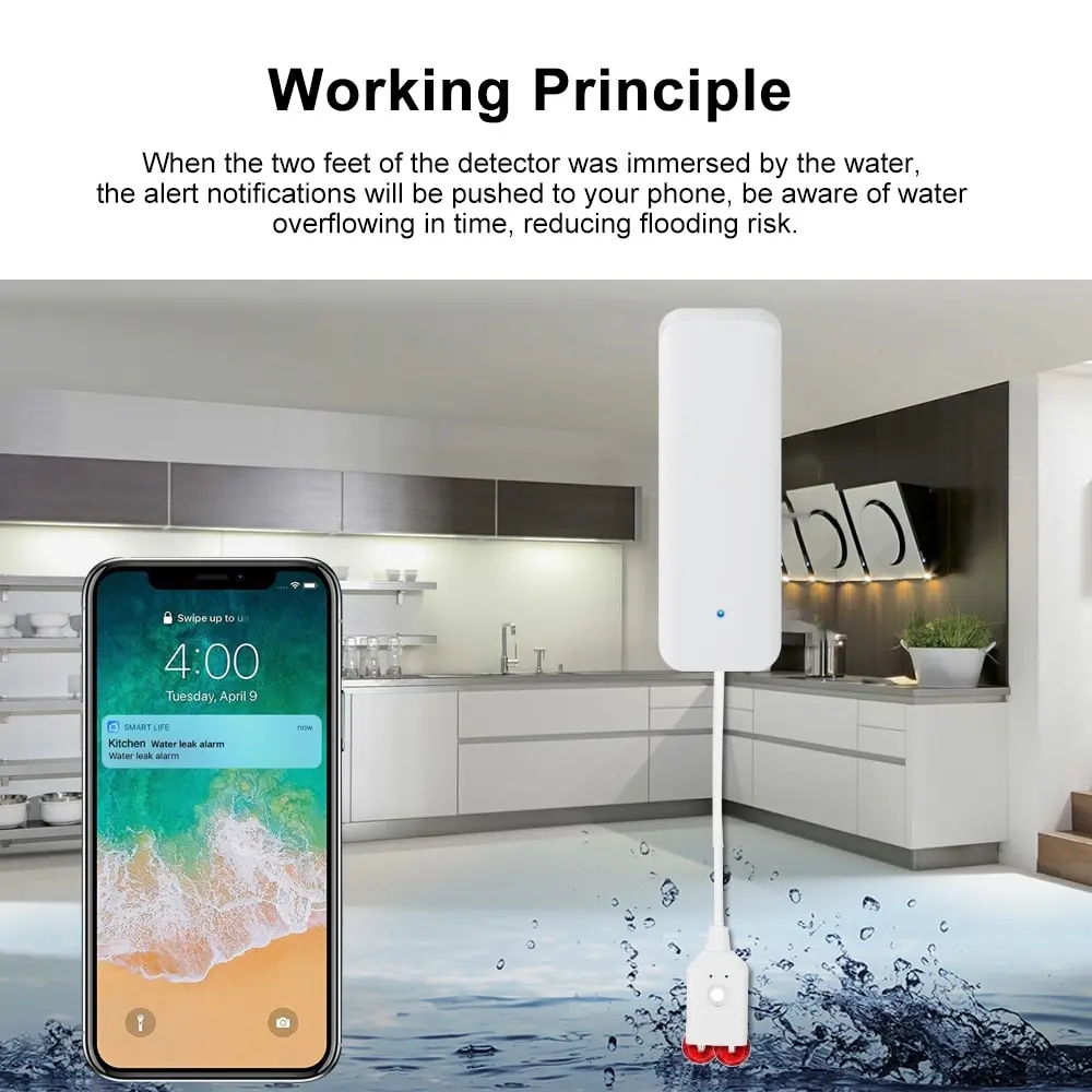 Tuya wi fi inteligente sensor  - Home Security With Ai avaliação e preço