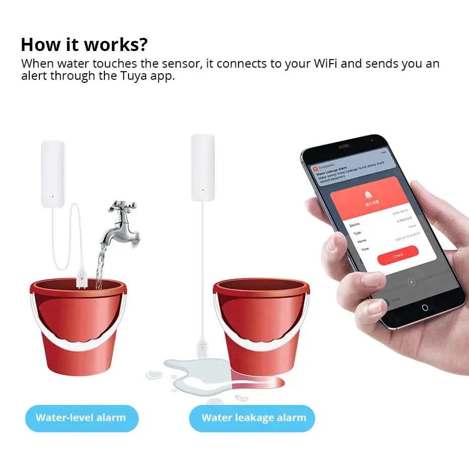 Tuya wi fi inteligente sensor  - Home Security With Ai avaliação e preço