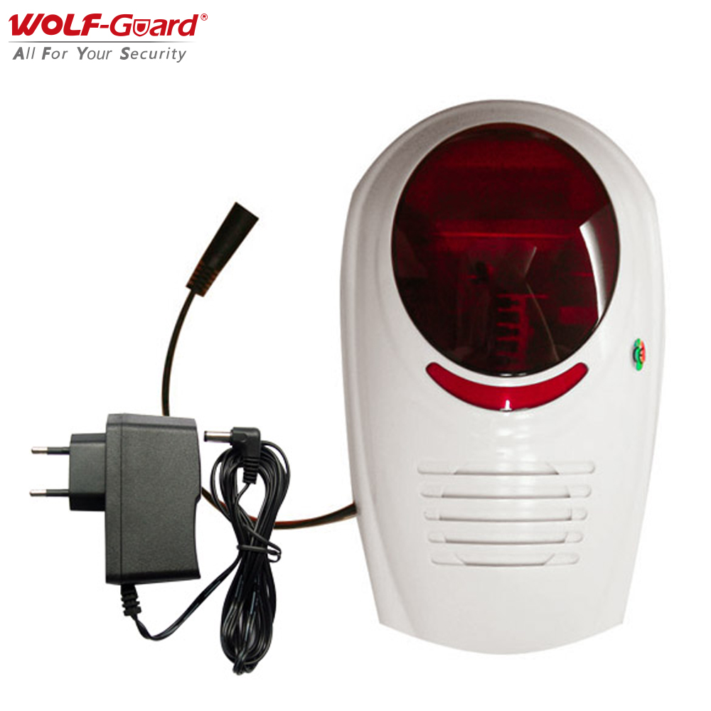 Wolf-guard sirene piscante de  - Sim Gsm Alarm avaliação e preço