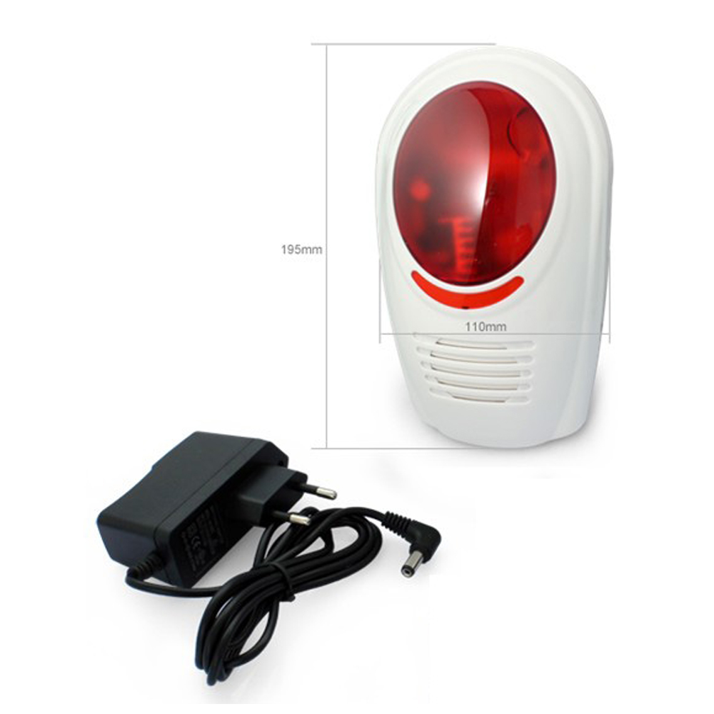 Wolf-guard sirene piscante de  - Sim Gsm Alarm avaliação e preço