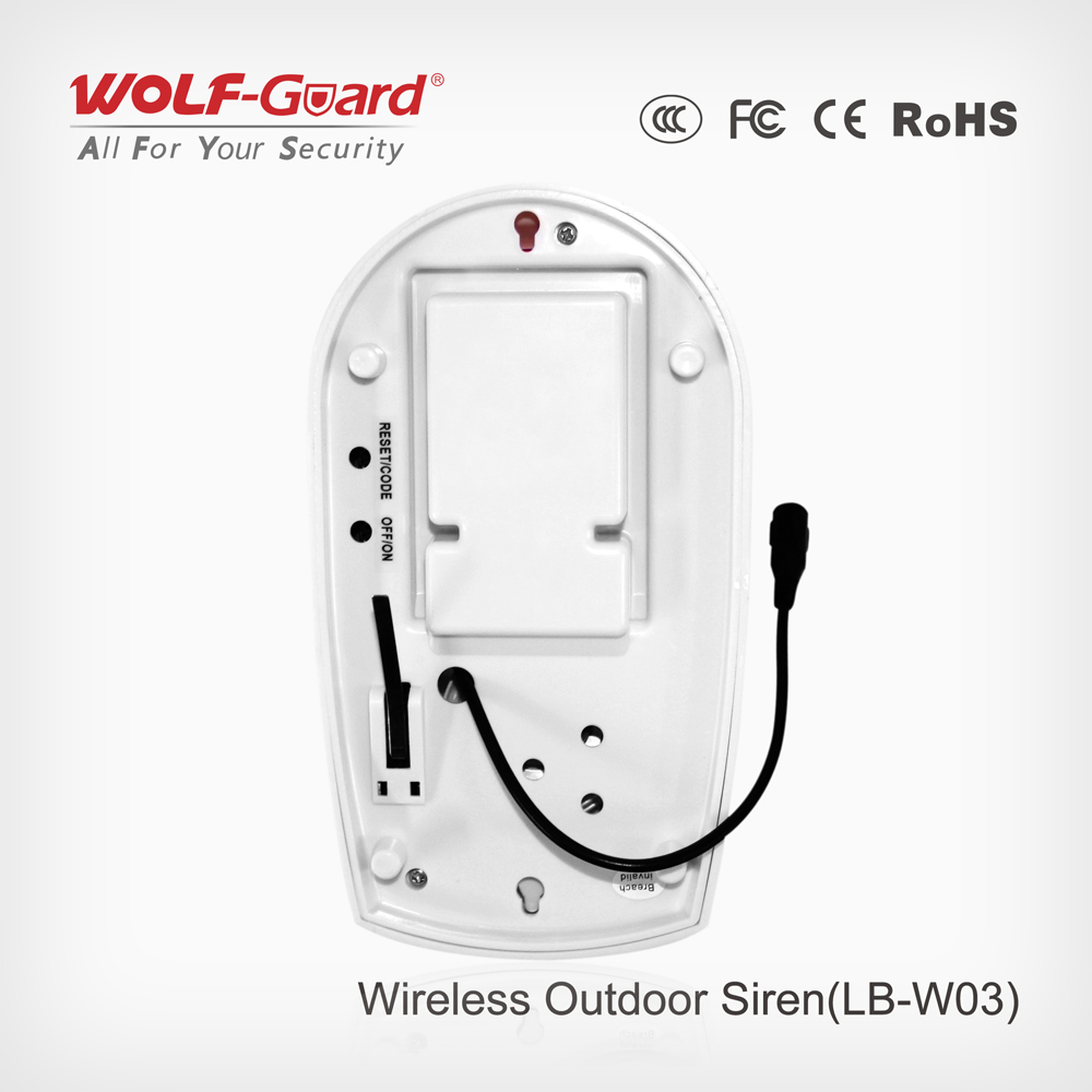 Wolf-guard sirene piscante de  - Sim Gsm Alarm avaliação e preço