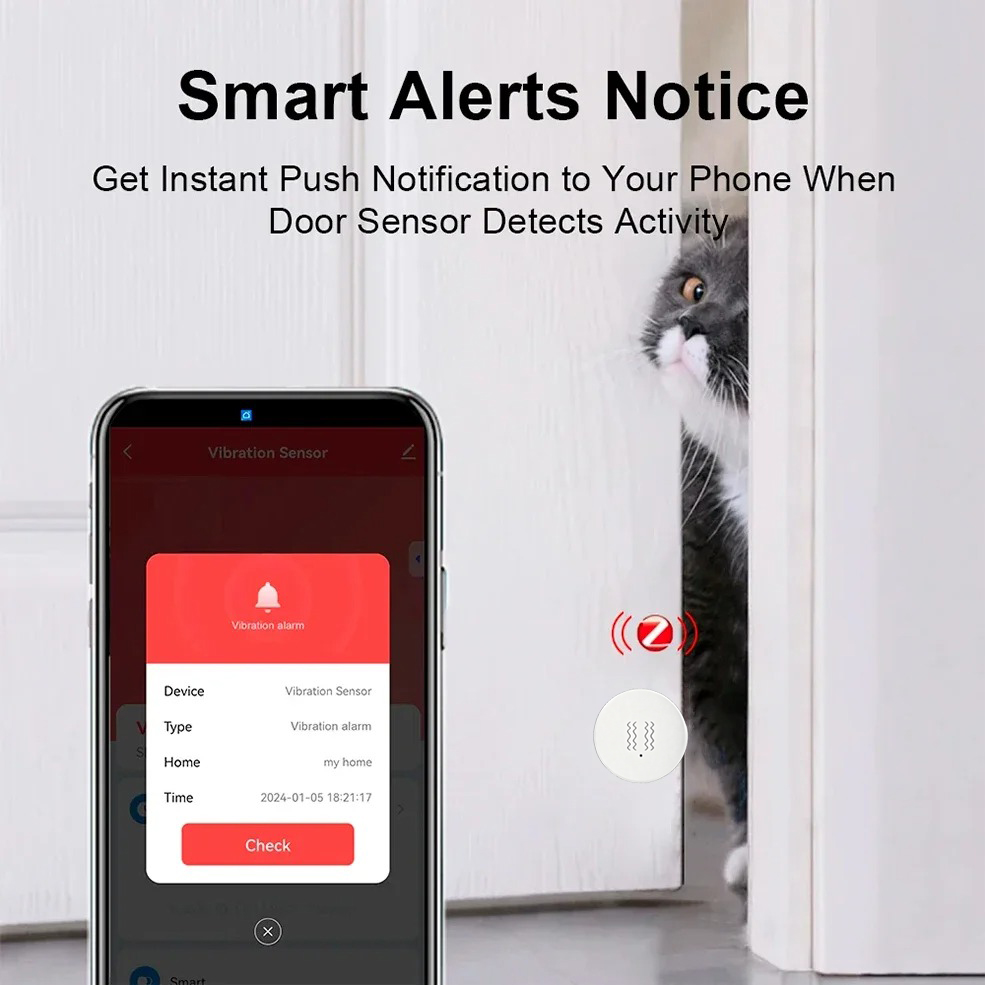 Sensor de Vibração Inteligente - Home Security Alarm avaliação e preço
