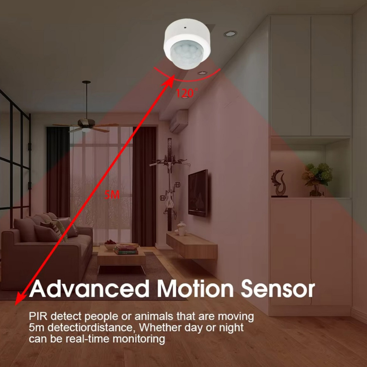 Sensor de Movimento Humano Min - Home Security Alarm avaliação e preço