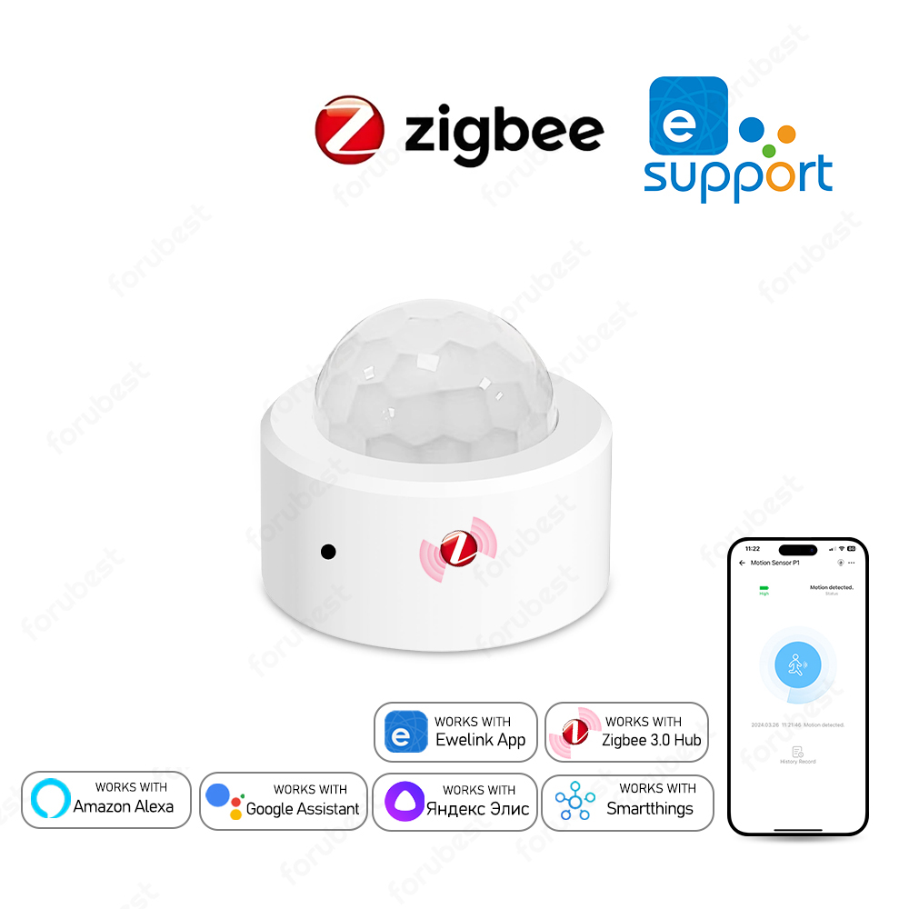 Zigbee 3.0 sensor de movimento - Home Security Alarm avaliação e preço