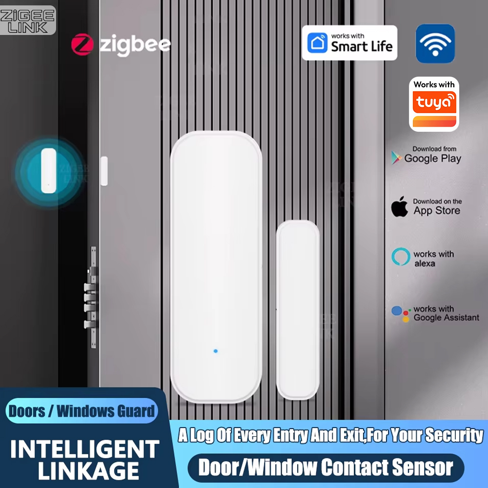 Sensor de Porta e Janela ZigBe - Home Security With Ai avaliação e preço