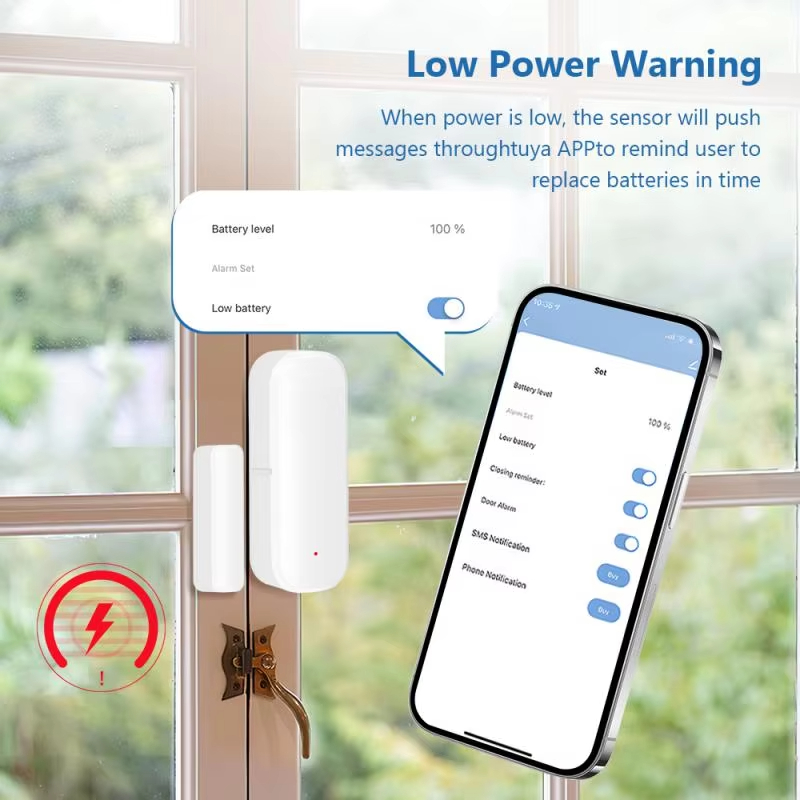 Sensor de Porta e Janela ZigBe - Home Security With Ai avaliação e preço