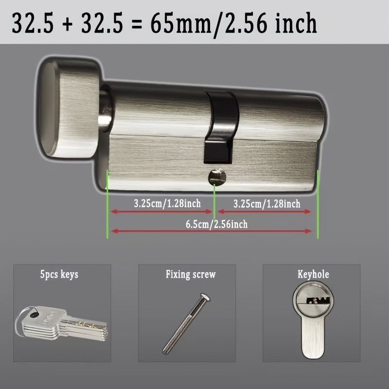 1 unidade de Cilindro de Fecha - Home Security Locks avaliação e preço