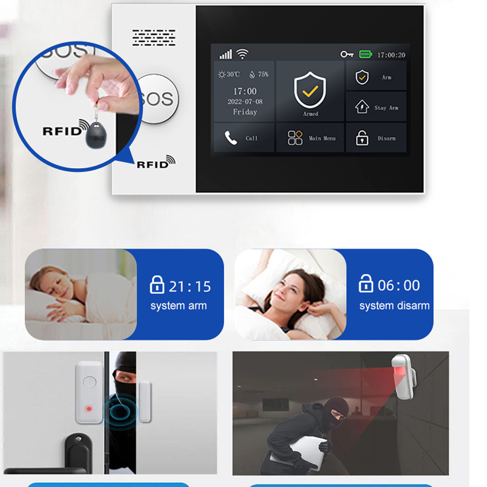 Sistema de alarme residencial  - Sim Gsm Alarm avaliação e preço